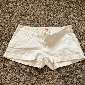 Women’s/Junior’s White Shorts